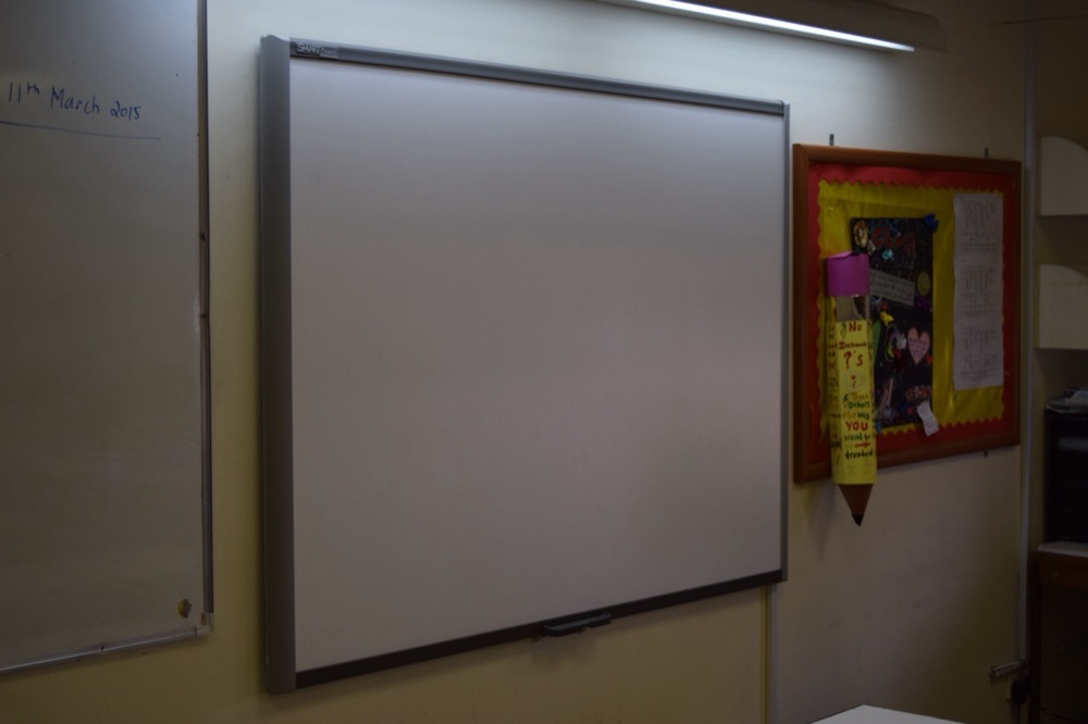Smart classroom with digital board